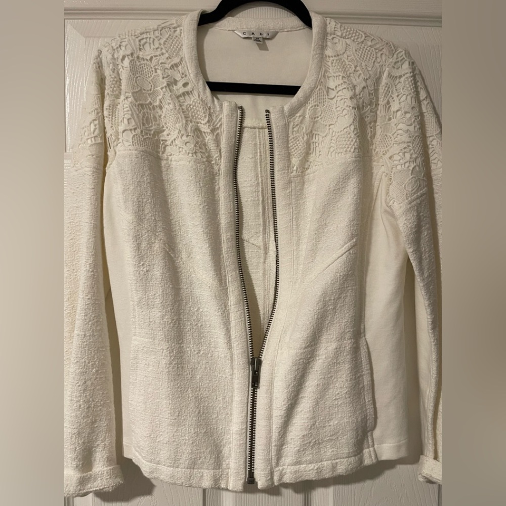 Cabi white jacket